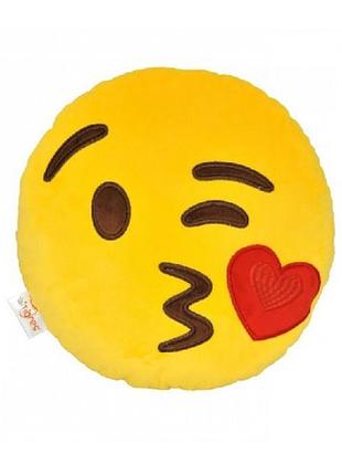 Подушка - емоджі  kiss  25 см пд-0318 тм tigres