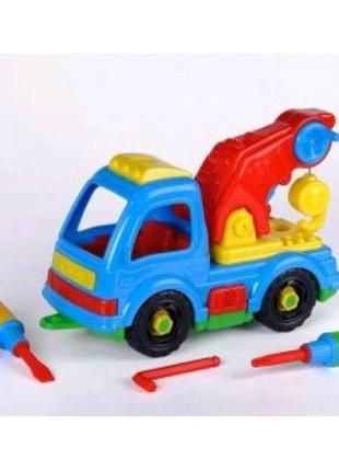 Конструктор   підйомний кран   29.000 тм toys plast