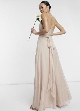 Плаття бежеве asos