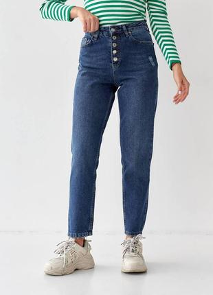 Женские джинсы мом  джинс коттон не тянется размеры норма турция4 фото