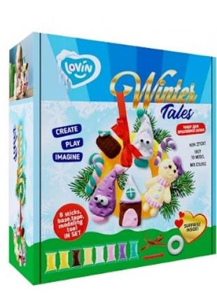 Набір для креативної ліпки тм lovin winter tales віночок жовтий карамельні солодощі