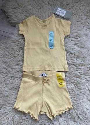 Костюмчик новый primark на 9-12