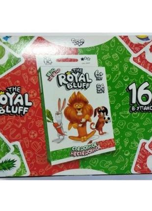 Гра карткова   the royal bluff їстівне неїстівне   9х13х2см тм danko toys (1/32)