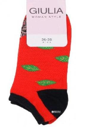 Шкарпетки жіночі 39-40 calzino-red wss-008 - 60% бавовна  37% поліамід  3% еластан1 фото