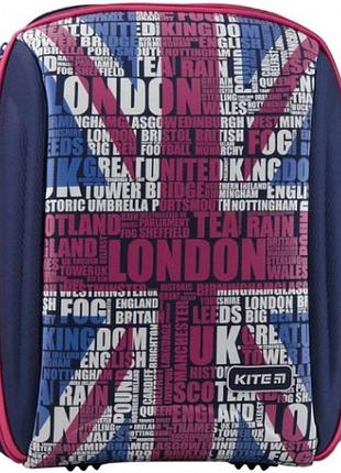 Рюкзак шкільний  каркасний kite 732s-1  37x26x18см  london