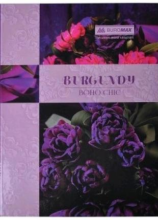 Канцелярская книга а4 buromax 2400-207 соч. обкл. 96л. клетка boho chic (1/8)