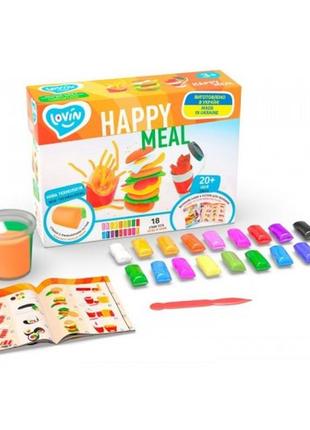 Набір тіста для ліплення tm lovin 41190 happy meal стіки 18 шт.по 15 г тісто 100г в кор.21.5*161 фото