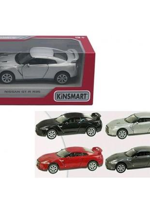 Машинка метал kinsmart kt5340w инер-я  1:36 nissan gt-r 2009  в кор-ке