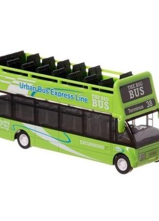 Автобус інерційний екскурсійний 8969-28  в коробці р.17 5*8 5*7см