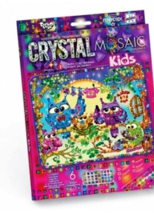 Мозаика из цветных кристаллов: crystal mosaic kids crmk-01-10 совы tm danko toys (1/10)1 фото