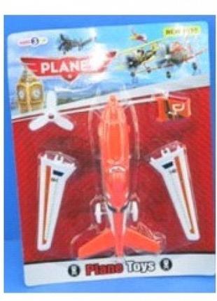Літак plane toys збірні деталі (крила  хвіст. ніс) планшет 22*29*6см