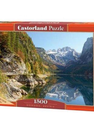 Пазл касторленд 1500 (2018) озеро гозау австрия 68*47 см