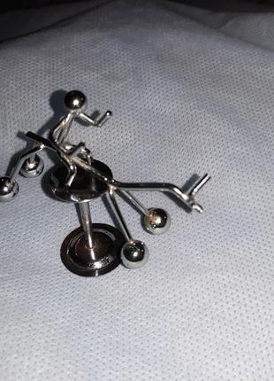 Фігурка статуетка балазувальна баланс металева людина на олені