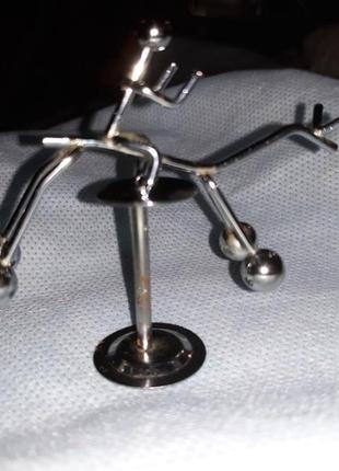 Фігурка статуетка балазувальна баланс металева людина на олені