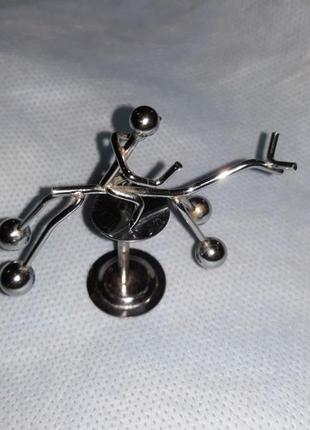 Фігурка статуетка балазувальна баланс металева людина на олені