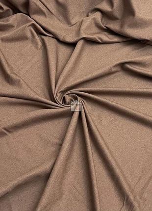 Двусторонний лен для штор california v 8 однотонная шторная ткань, бежево-коричневый