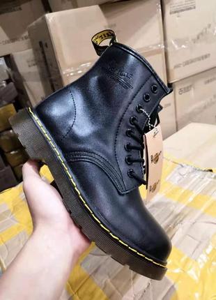 Черевики dr. martens 1460 ботинки зимние на меху мартинс6 фото