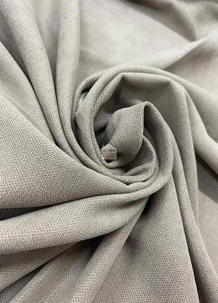 Двусторонний лен для штор california v-9 однотонная шторная ткань, бежево-серый цвет