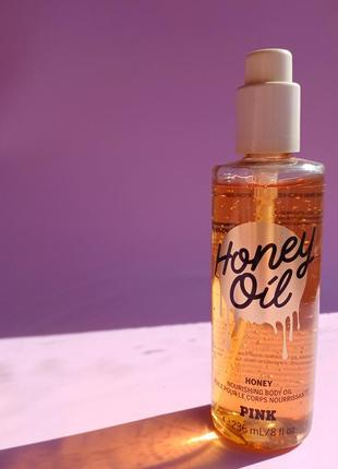 Оhoney oil парфумована олія для тіла від victoria's secret pink оригінал2 фото