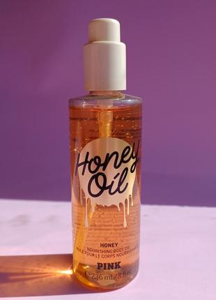 Honey oil парфумована олія для тіла від victoria's secret pink оригінал