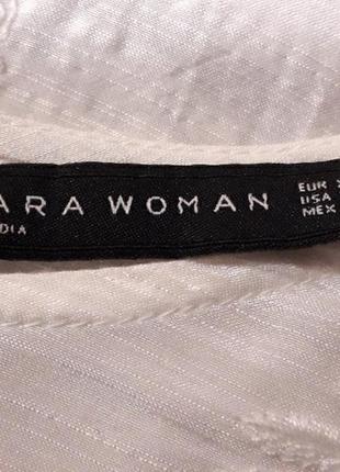 Zara  woman  блуза вышивка кружево р.xs4 фото