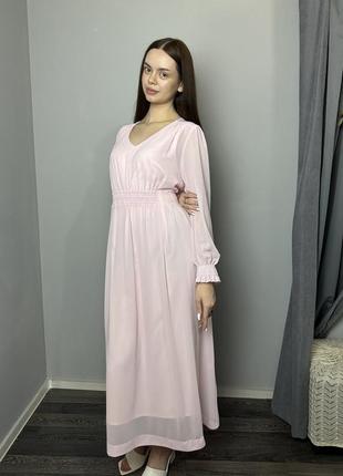 Сукня святкова жіноча літня пудрова весна modna kazka mkpr140723-1