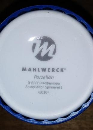 Фарфоровая термочашка mahlwerck (германия)3 фото