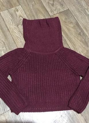 Женский укороченный свитер. размер s-m. киев2 фото