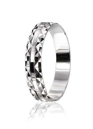 Обручальное кольцо серебряное к2/534 - 15,51 фото