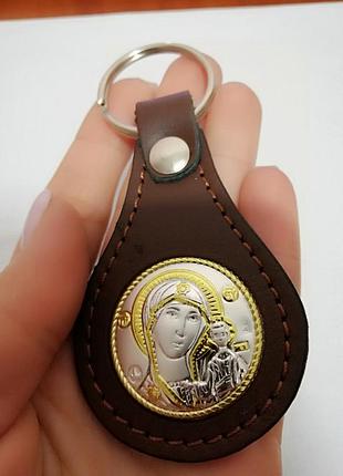 Ікона богородиця казанська брелок для ключів