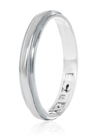 Обручальное кольцо серебряное к2/402 - 17