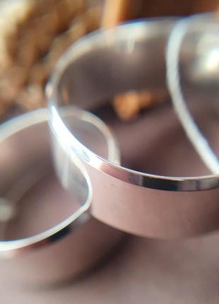 Обручальные серебряные кольца американка молодоженам4 фото