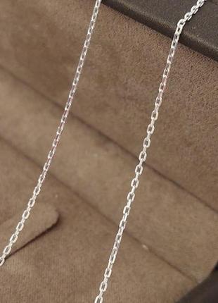 Цепочка серебряная с плетением анкер9 фото