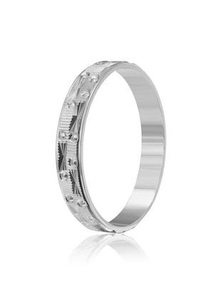 Обручальное кольцо серебряное к2/531 - 15,5