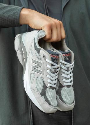 New balance 990 v3 grey green ❤️37рр-45рр❤️кроссовки мужские 1950 баланс 990, мужское кроссовки, кроссовки женские демисезонные2 фото