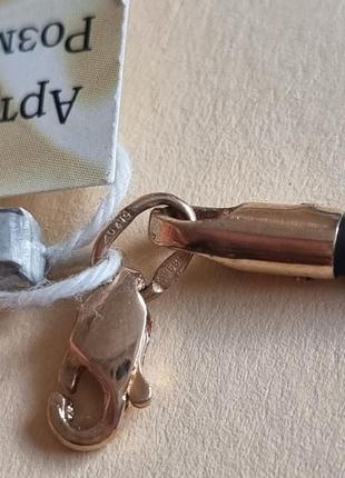 Розкішне кольє з каучука і золотими вставками 585 проби9 фото