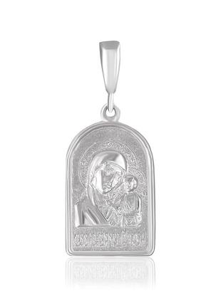 Срібний підвіс - "володимирська ікона божої матері" п2/073