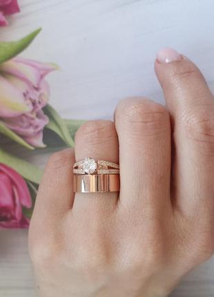 Обручальное кольцо с заручальным2 фото