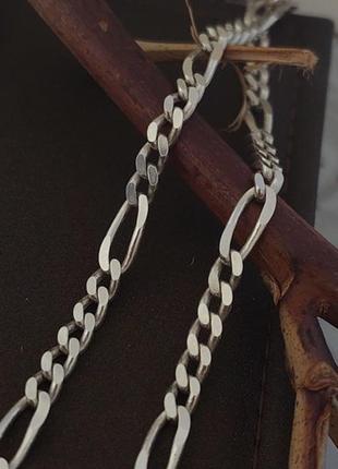 Ланцюжок срібний з плетінням фігаро