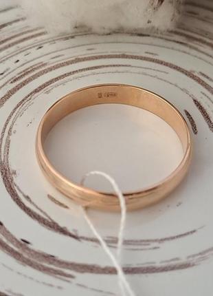 Обручальное кольцо серебряное позолоченное европейка тонкое4 фото