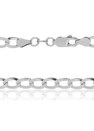 Срібний ланцюг родированная - гурмет 145р 9/60