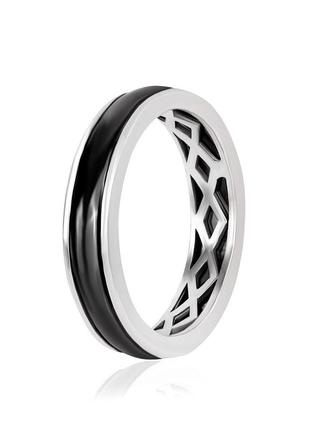 Серебряное кольцо керамическое к2к/1016 - 18