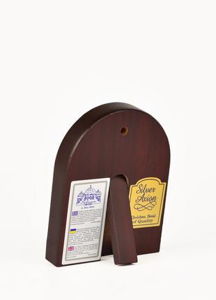 Икона покрова пресвятой богородицы 8,3х10,4см арочной формы без рамки на дереве