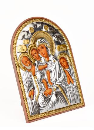 Икона святая семья "трех радостей" 15,5х12см4 фото