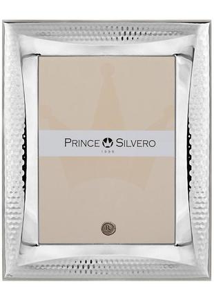 Подарункова срібна рамка для фото prince silvero