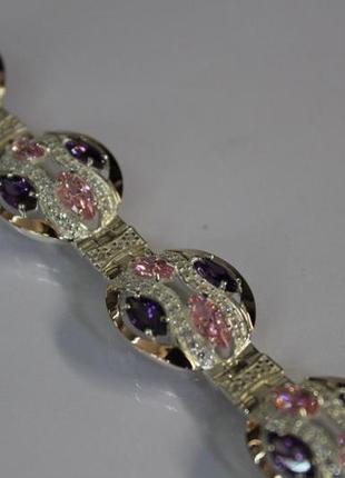 Браслет с золотыми накладками6 фото