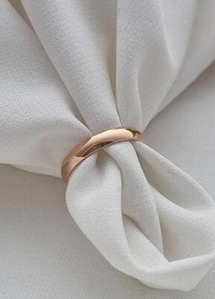 Золотое свадебное кольцо тонкое, размер 205 фото