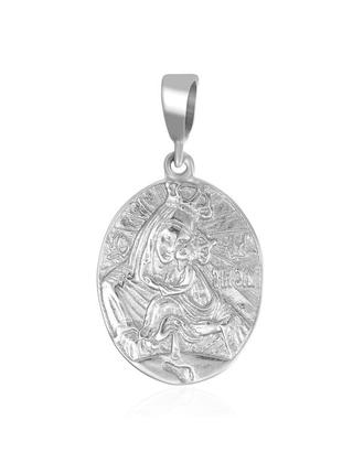 Срібний підвіс - "почаївська ікона божої матері" п2/133