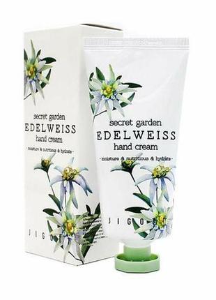 Крем для рук jigott secret garden edelweiss 100 мл