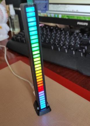 Умный музыкальный светильник, мини-колонка настольная светящаяся rgb